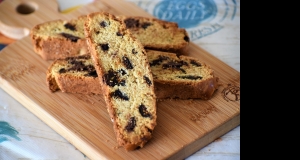 Chocolate Fig Biscotti