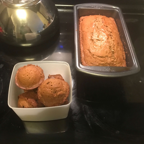 Zucchini Bread with Brown Sugar
