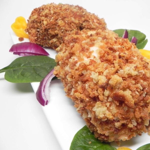 Easy Breaded Baked Chicken Breast