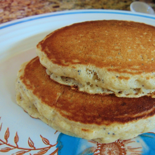 Banana Poppy Seed Pancakes