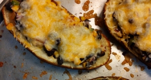 Vegetarian Southwestern Potato Skins