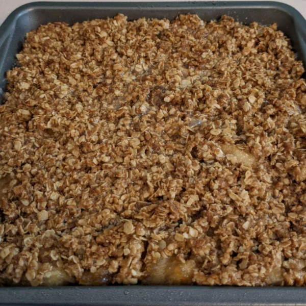 Easy Apple Crisp with Oat Topping