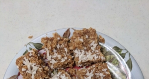 Coconut Jam Flapjacks