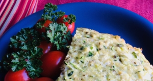 Baked Italian Egg, Zucchini, and Scallion Frittata
