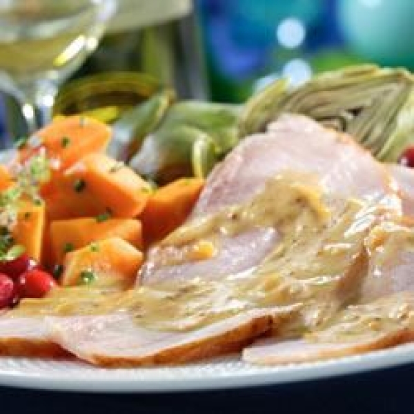 Ham with Maille® Orange Sauce