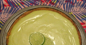 The Best Lemon Lime Avocado Pie