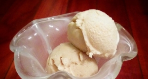 Caramelized Peach Ice Cream