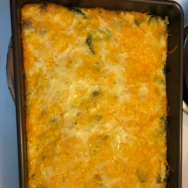 Broccoli and Cheese Brunch Casserole