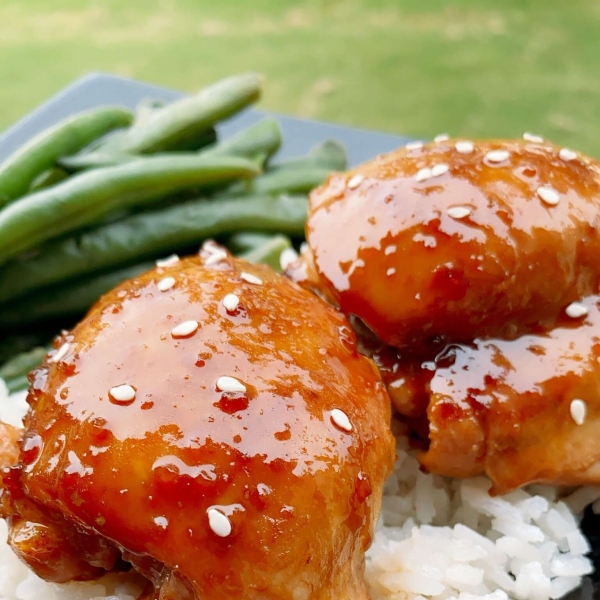 Oven-Baked Teriyaki Chicken Thighs