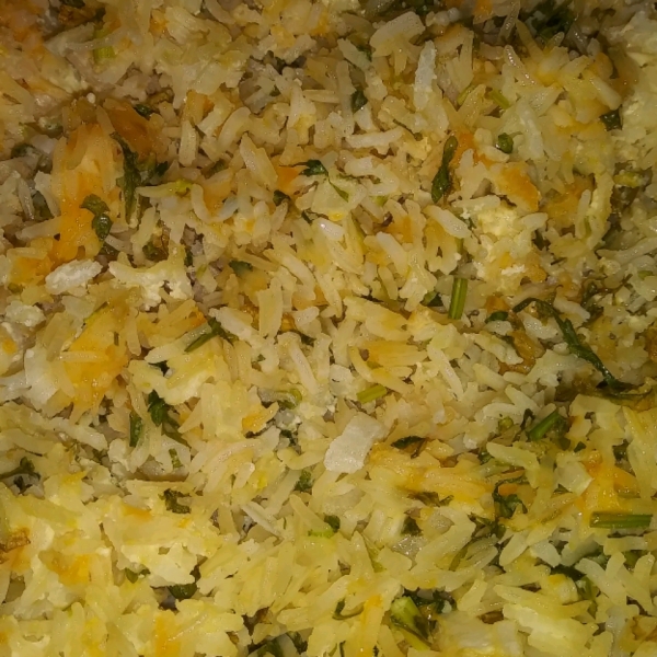 Fantastic Green Rice Dish