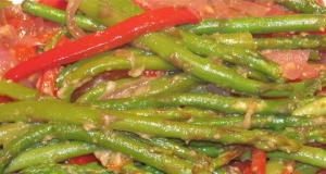 Asparagus and Red Pepper with Balsamic Vinegar