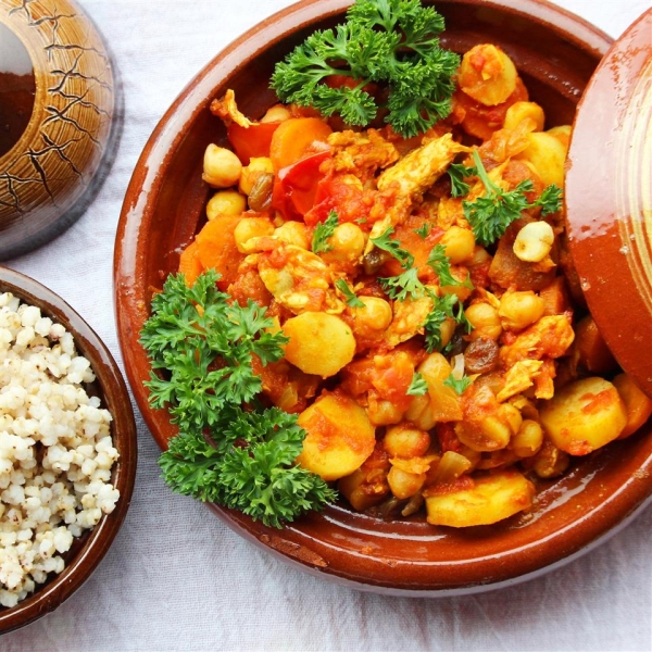 Moroccan Turkey Tagine Stew