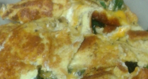 Creamy Kale Omelet a la Villere