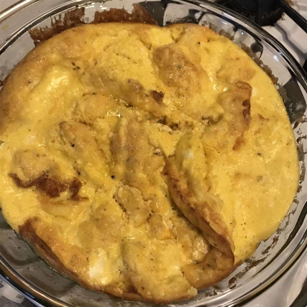 Cheesy Oven-Scrambled Eggs