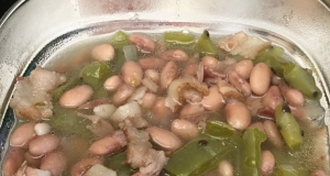 Mexican Pintos with Cactus