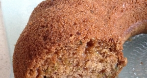Zucchini Cake with Cream Cheese Applesauce Icing