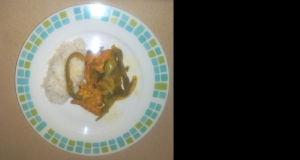 Chicken with Turmeric and Paprika over Rice