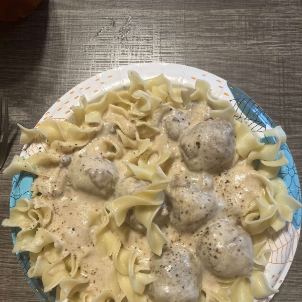 Quick Meatball Stroganoff