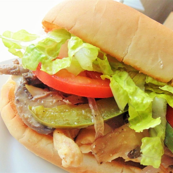 Philly-Style Chicken Cheesesteak