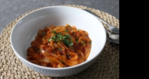 Spicy Garlic Potato Noodles