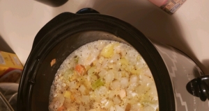 Lemon Salmon Soup