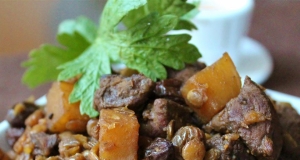 Mawmenye (Lentils and Beef Stew)