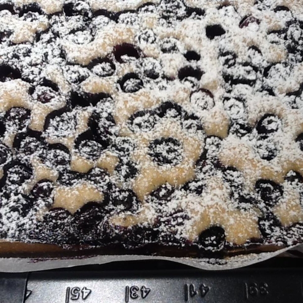 Quick Blueberry Sheet Cake