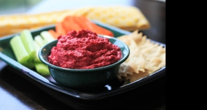 Easy Beet Hummus