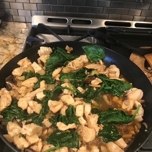 Chicken Eggplant Stir-Fry