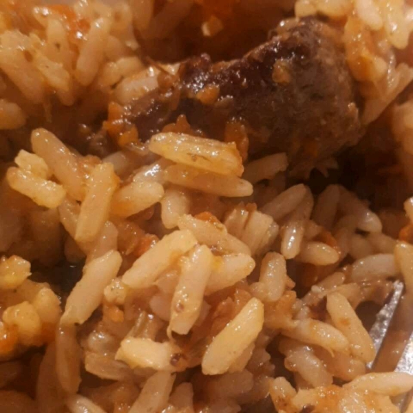 Uzbek Plov (Lamb and Rice Pilaf)