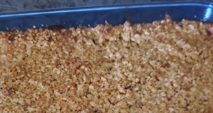 Rhubarb-Peach Crisp