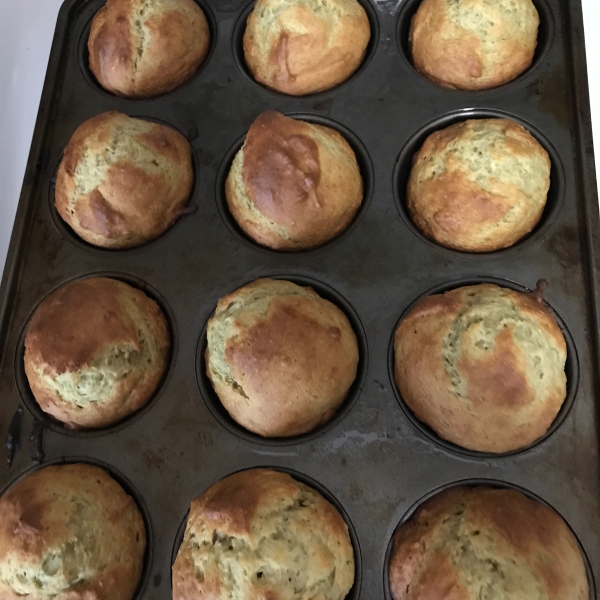 Avocado Banana and Walnut Muffins