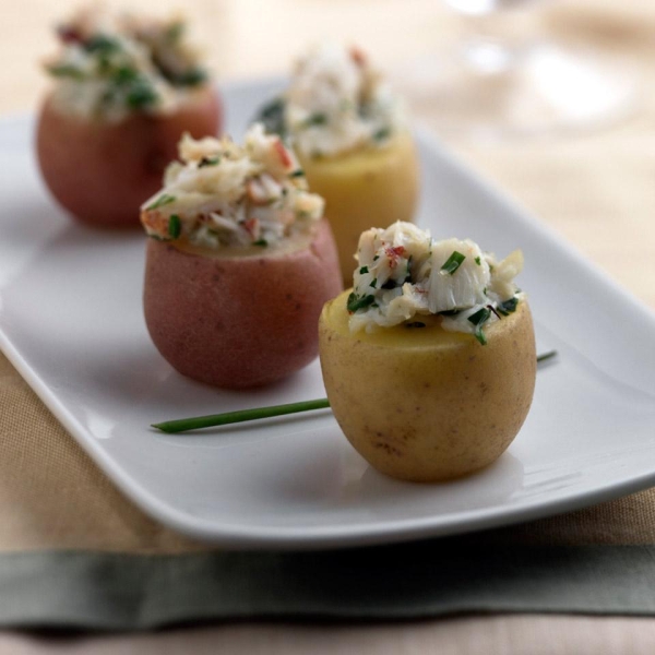 Crab Filled Potato Bites
