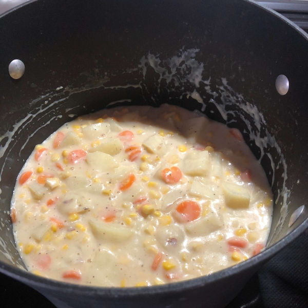 Chunky Corn Chowder (Vegan)