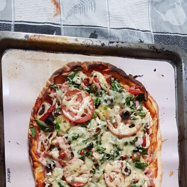 Two-Ingredient Pizza Dough