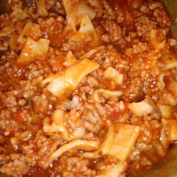 Lasagna Noodle Soup