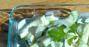 Cucumbers with Sour Cream