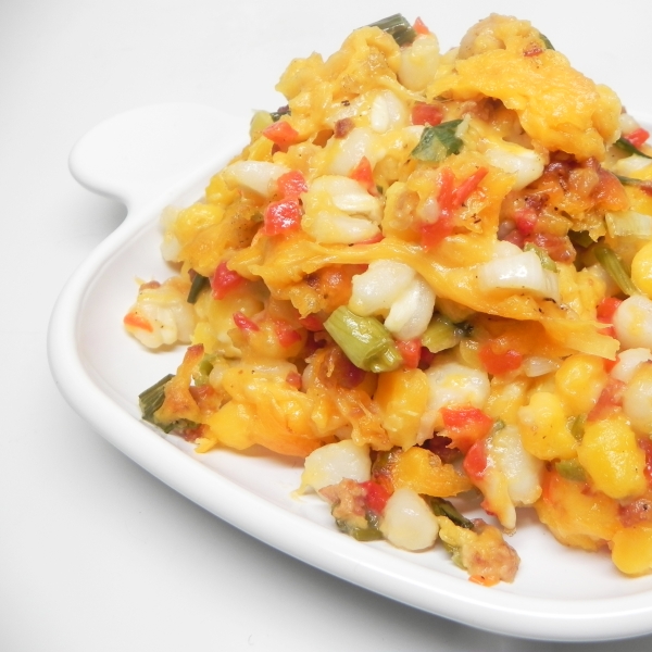Old School Hominy Casserole