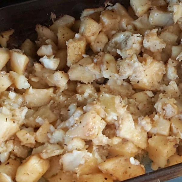 Greek Garlic-Lemon Potatoes