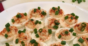 Creamy Cajun Deviled Eggs