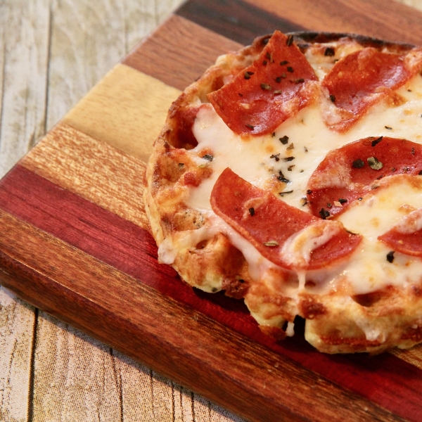 Chaffle Pepperoni Pizzas