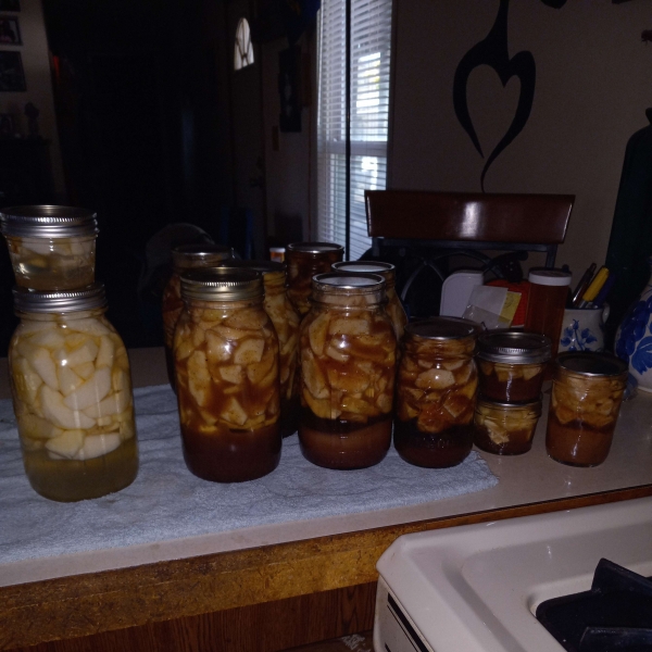 Canned Apple Pie Filling