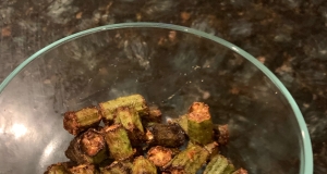Air Fryer Roasted Okra