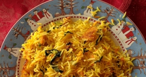 Quick and Easy Spinach Rice (Palak Rice)