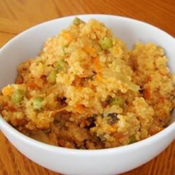 Quinoa with Peas and Parmesan