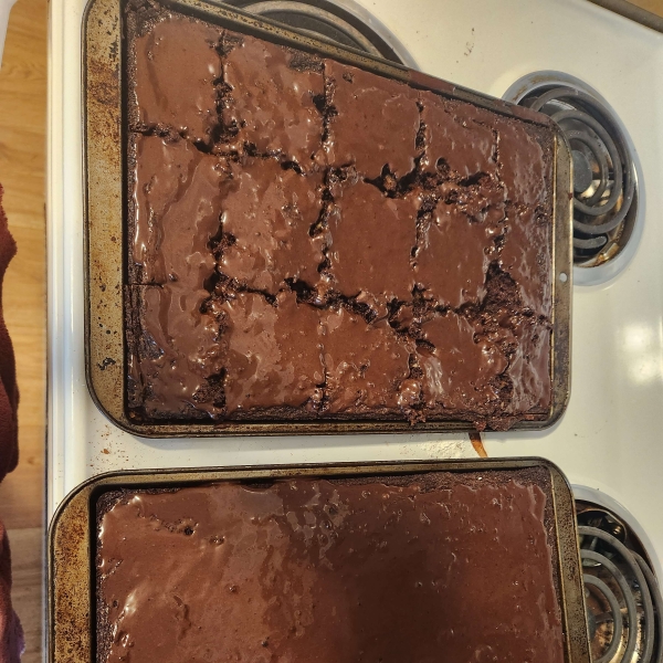 Frosted Zucchini Brownies