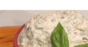 Summer Fresh Tomato Basil Dip