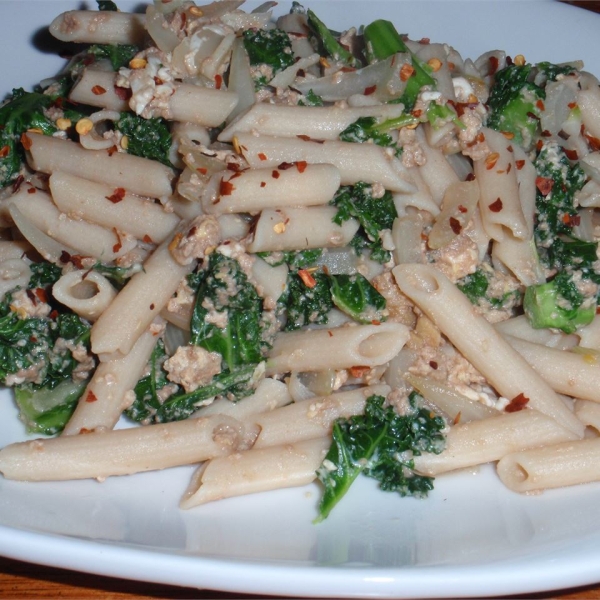 Asian Kale with Noodles