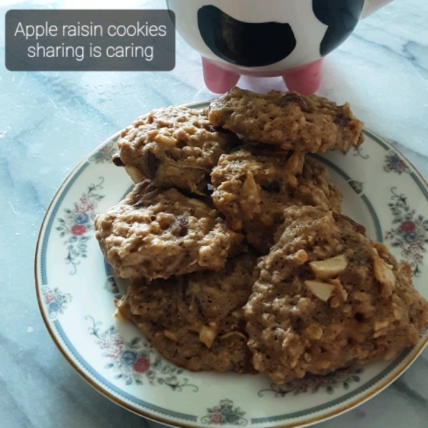 Aunt Hazel's Apple Oatmeal Cookies