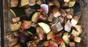 Roasted Baby Eggplant, Tomato, and Zucchini